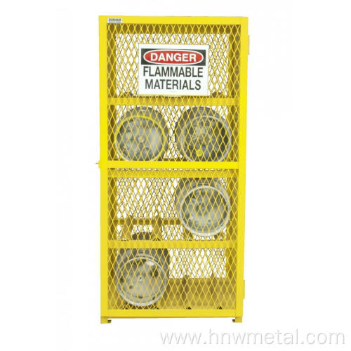 8 Gas cylinder storage cage